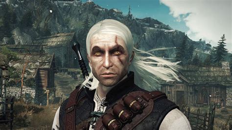 This Witcher 3 Mod Turns Back The Clock On Geralts Face And Its A