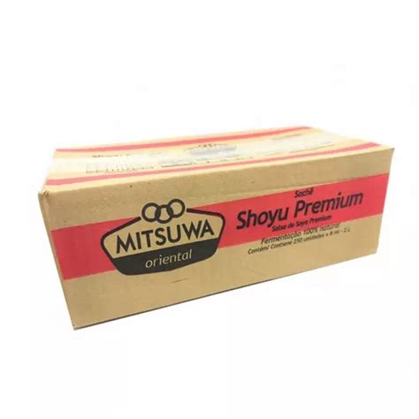 Caixa Fechada 250 Unid Molho Shoyu Premium Sachê Mitsuwa ´ Mercadolivre