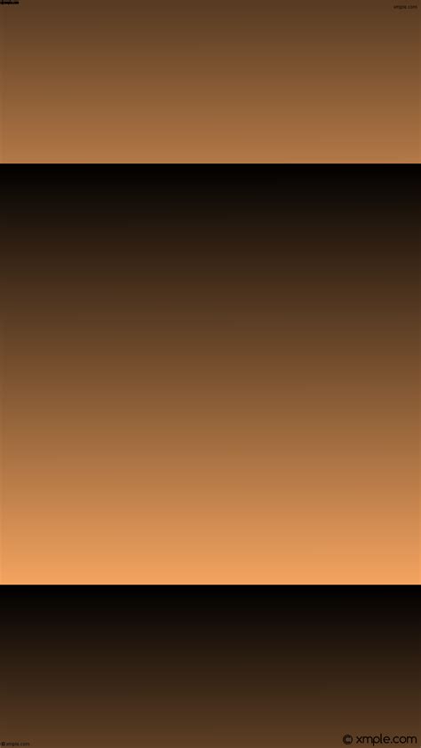 Wallpaper Black Brown Gradient Linear 000000 F4a460 135° 1080x1920