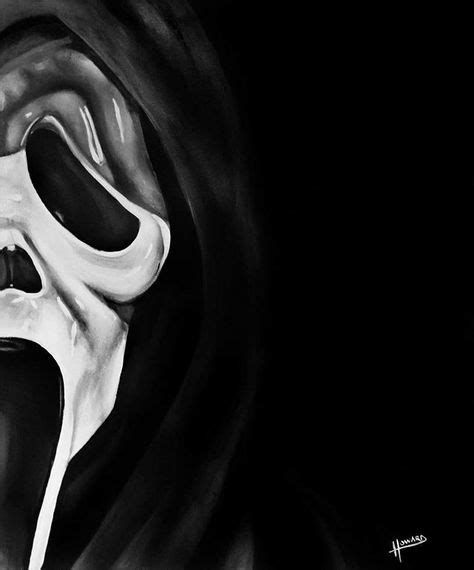 Pin By Joey Baker On Horror Movie Drawings Scream Art Horror Movie