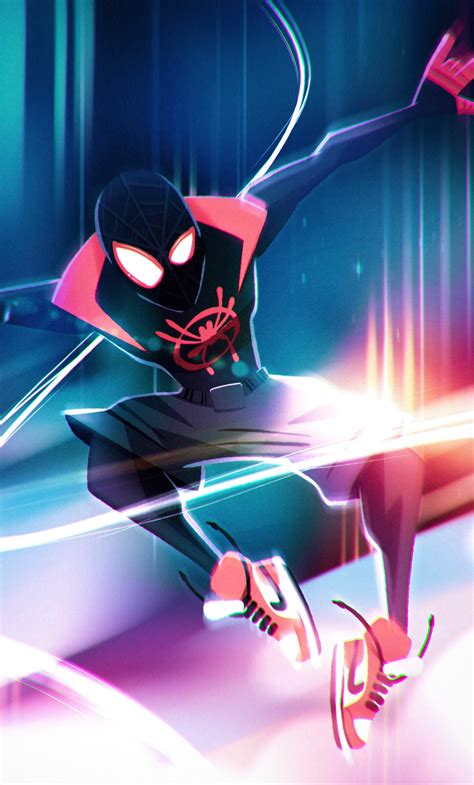 1280x2120 Spiderman Into The Spiderverse Illustration Character Design