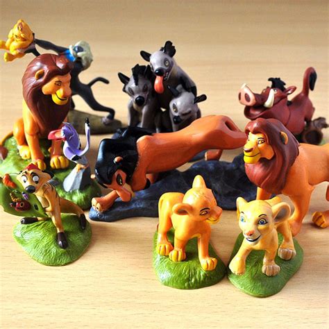 The Lion King Simba Mufasa Hyenas Pumbaa 9 Pcs Action Figures Toys Cake Topper 1961657150