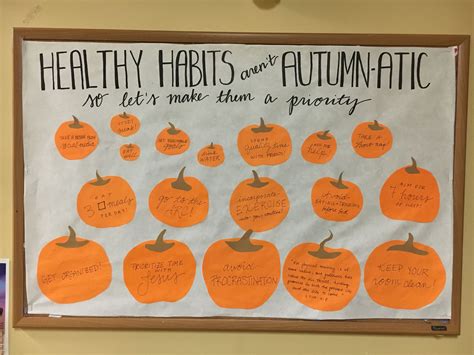 Bulletin Board Ideas For Health And Wellness Vanderford Kendrick