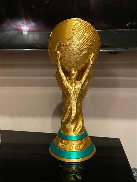 2022 World Cup Football Trophy Hercules Souvenir Fan T Home Office