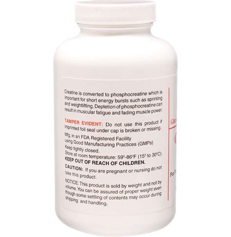 High quality natural creatine supplements. CREATINE Powder 5,000 mg (5 grams) Per Teaspoon