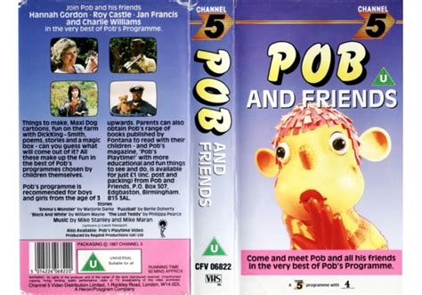 Pobs Programme Pob And Friends 1986 On Channel 5 United Kingdom