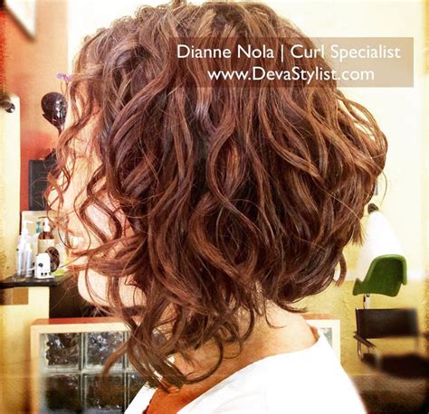 Curly Inverted Bob By Dianne Nola San