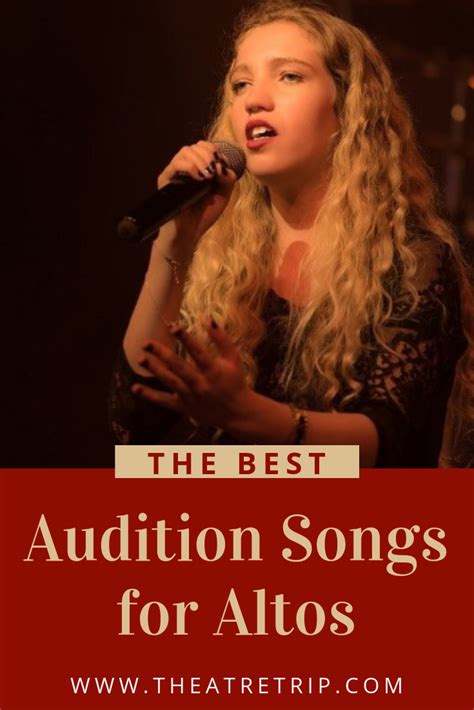 79 awesome audition songs for altos audition songs musical theatre songs musical audition