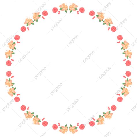 Hand Painted Border Hd Transparent Hand Painted Flowers Border Hand
