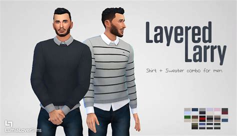 Sims 4 Clothing Layered Lary From Lumialoversims Sims 4 Sims 4