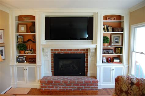 Tv Mounted Above Brick Fireplace Fireplace Guide By Linda