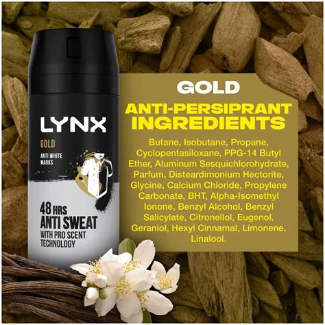 Lynx Gold Anti Marks Anti Perspirant Deodorant 150ml Wilko