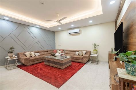 Home Design For 3 Bhk Flat In Delhi Livspace