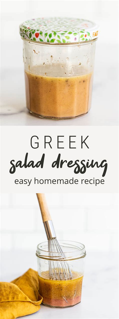 Greek Salad Dressing Recipe In 2021 Recipes Greek Salad Easy