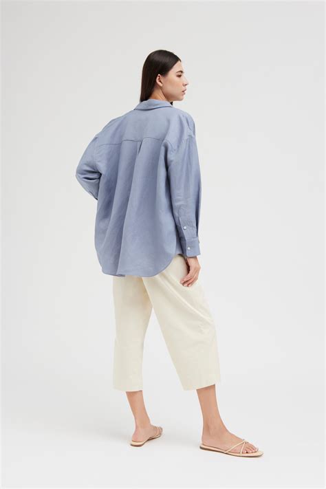 Linen Oversized Shirt Our Second Nature