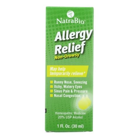 Natrabio Allergy Relief 1 Oz Kroger