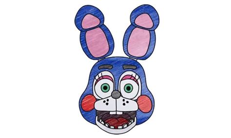 How To Draw Bonnie From Fnaf My How To Draw