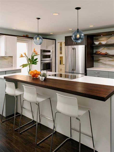 Kitchen Islands With Seating Overhang White Island Countertop