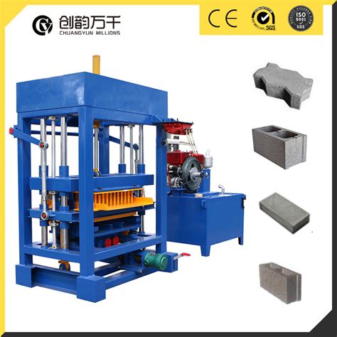 China 4-30 Portable Small Manual Concrete Block Making Machine Moving