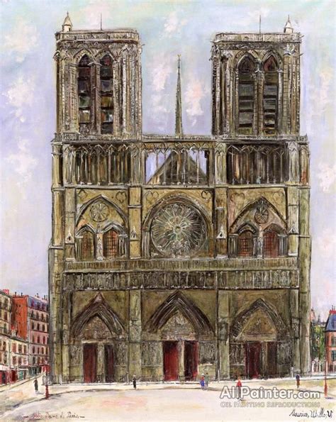 Maurice Utrillo Notre Dame De Paris Oil Painting Reproductions For Sale