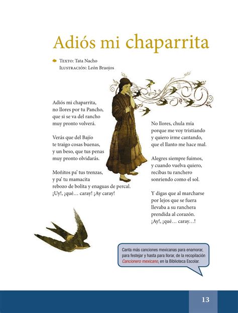 Español grado 6° generación primaria Español libro de lectura Sexto grado 2016-2017 - Online - Página 6 de 126 - Libros de Texto Online