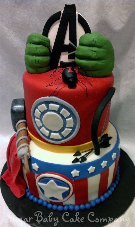 See more party planning ideas at catchmyparty.com! Avenger's Birthday Cake - CakeCentral.com