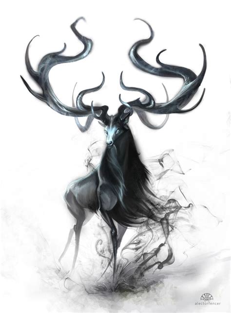 Deer Creature에 대한 이미지 검색결과 Mythical Creatures Art Fantasy Creatures