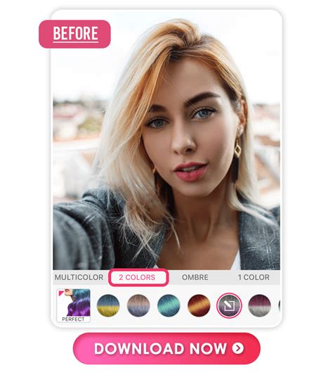 How To Try On Hair Color Filters With The Best Free Hair Color App Perfect