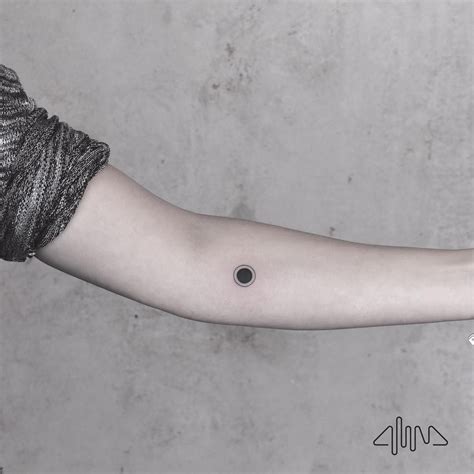 Black Hole Tattoo Minimal Tattoo Geometric Tattoo Tatting Holes