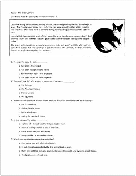 16 Best Images of Story And Questions Worksheets - Free ...