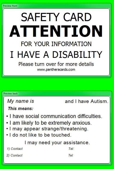 Free Printable Autism Awareness Cards Printable Templates