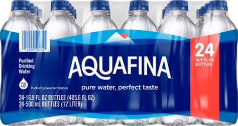 Aquafina Purified Drinking Bottled Water Bottles Fl Oz