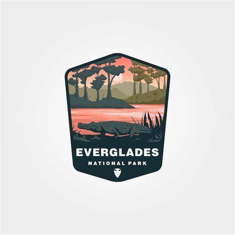 Premium Vector Everglades National Park Logo Vector Patch Symbol