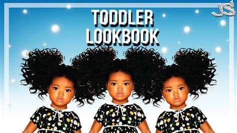 💚 Sims 4 Cas 22 Mini Girls Toddler Lookbook Cc Foldersim