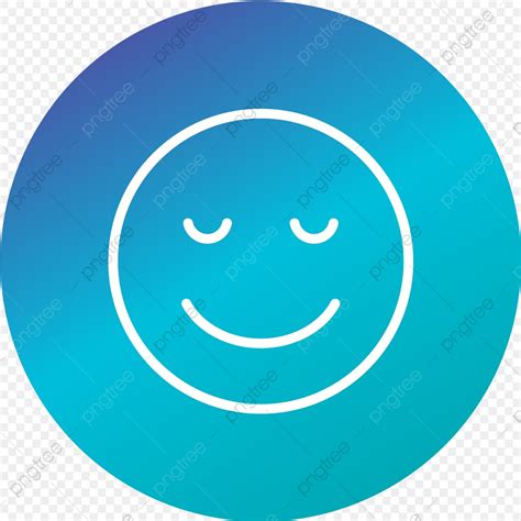 Vector Calm Emoji Icon Calm Emoji Emoticon Png And Vector With