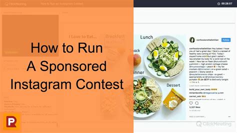 How To Run A Sponsored Instagram Contest Youtube