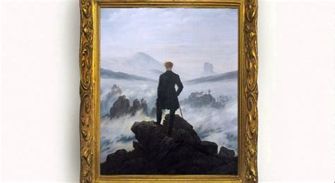 Wanderer Above The Mist By Caspar David Friedrich Youtube