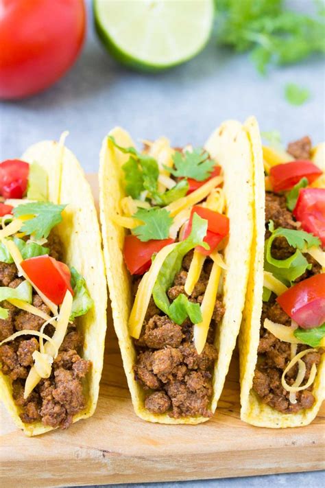 Easy Ground Beef Tacos The Best Easy Taco Recipe