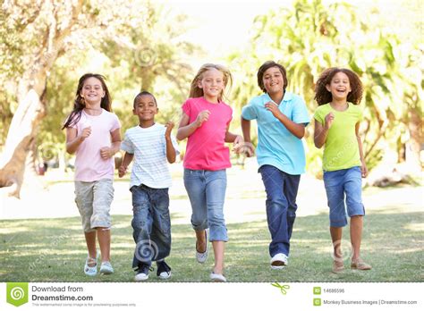 Trending best social apps like instagram and snapchat have undoubtedly gained immense popularity and are what are the newest social media apps? Group Of Children Running Through Park Royalty Free Stock ...