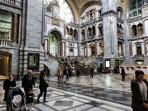 The antwerp train station is made out of 2 parts, a stone building and a large steel structure covering the the antwerp train station is a real railway cathedral. 10 Beautiful Railway Stations of the World - Urban Ghosts