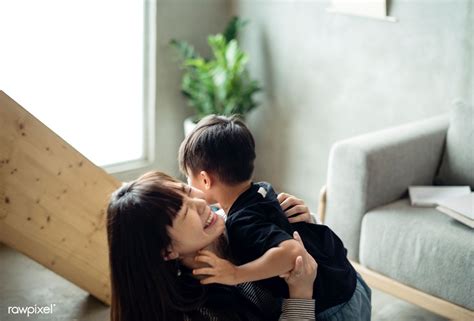 Japanese Mother Playing With Her Son Premium Image By Rawpixel Com
