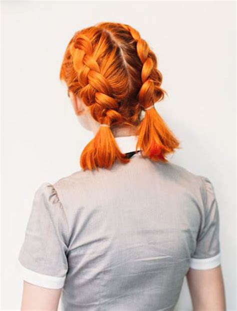 After you make a front french braid, you can pin it under your hair, bring it up to the high ponytail, or pin it next to the low bun, as featured. 30 Best French Braid Short Hair Ideas 2019 | Short-Haircut.com
