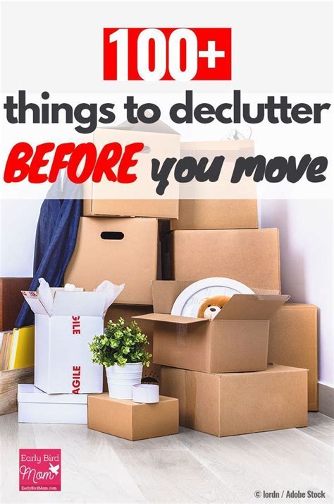100 Things To Declutter Before You Move Moving To Another State