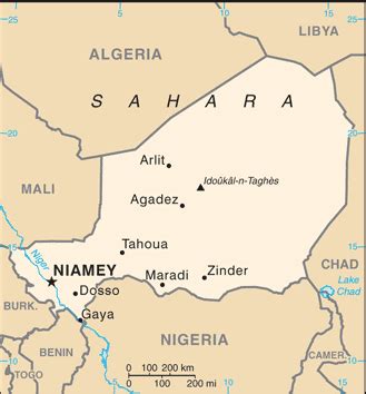 Politieke leeg afrika kaart vectorillustratie geïsoleerd op een. Kaart Noord-Afrika Landen Topografie: Kaart Niger en ...