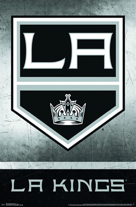 Los Angeles Kings Nhl Hockey Official Team Logo Poster Trends Intern