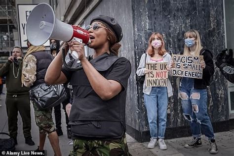 Ms johnson speaking during a black lives matter protest in london in june 2020. VOTE Black Lives Matter: Leader plans to contest seats at the next General Election - Amuwo Parrot