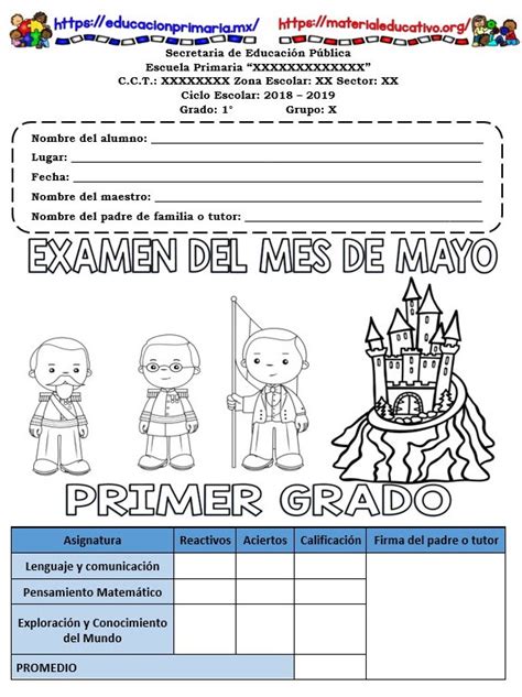 Examen Del Primer Grado Del Mes De Mayo Del Tercer Trimestre Del Ciclo My XXX Hot Girl