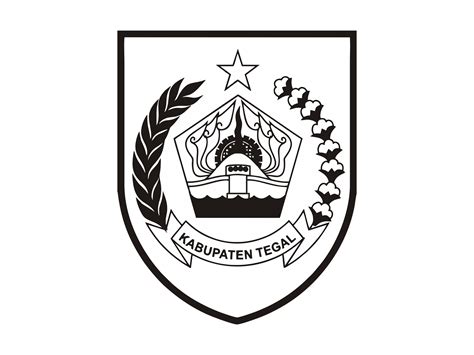 Logo Kabupaten Tegal Hitam Putih Vector Cdr And Png Hd Gudril Logo