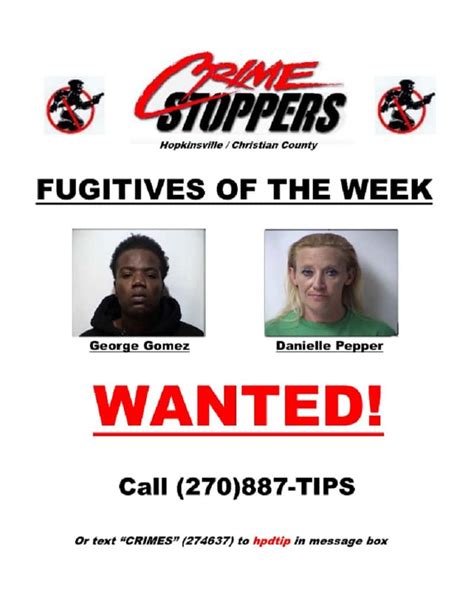Crime Stoppers Featured Fugitives Of The Week Wkdz Radio