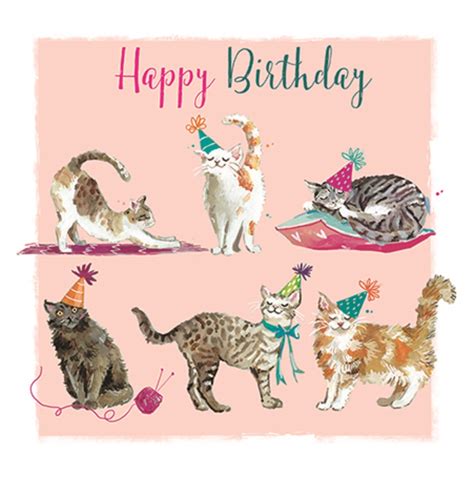 Cats Have A Purrfect Birthday Greeting Card Cards